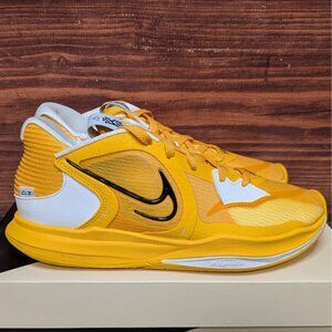 Nike Kyrie Low 5 TB Promo Men's 8.5 University Gold Black White Shoes DX6651-701